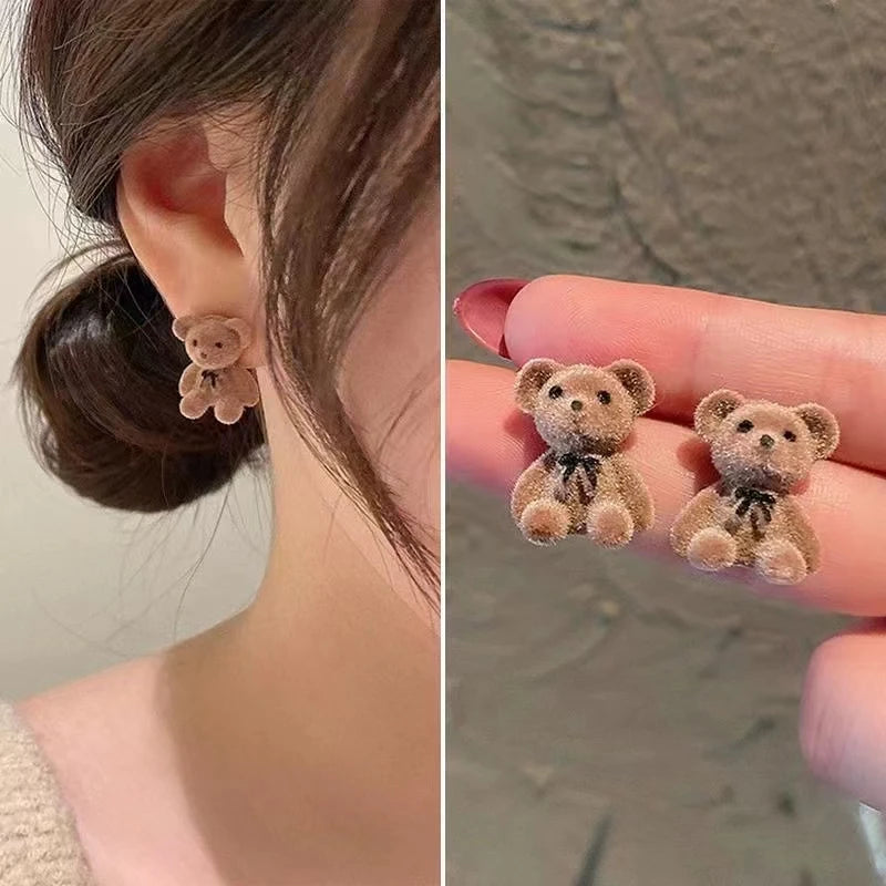 Crystal Ear Animal Earrings